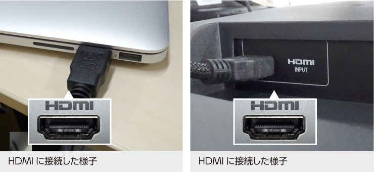 Macモニタ接続1