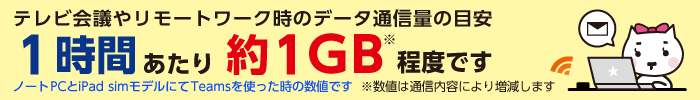 通信料の目安