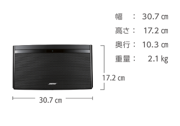 ワイヤレススピーカー AirPlay対応 BOSE SoundLink Air 画像2