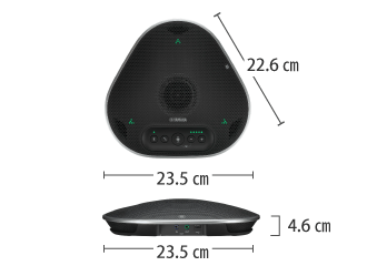 会議用マイクスピーカー YAMAHA YVC-330 サイズ