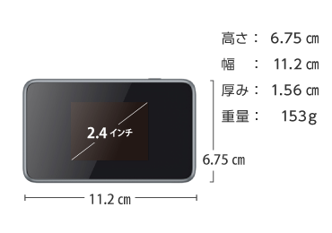 SoftBank ポケットWi-Fi LTE 4G 802ZT (定額制:5GB/月) 画像2