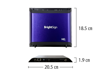 Bright Sign サイネージプレーヤー HD1026 サイズ