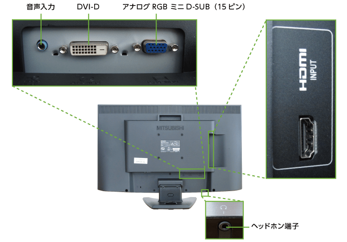 MITSUBISHI 27型ワイド　ゲーミングモニター　HDMI D-SUB