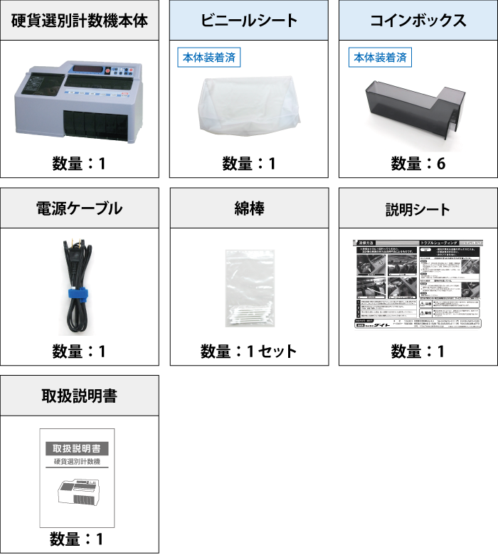 コインカウンター(硬貨計数機)レンタル ｜ e-TAMAYA