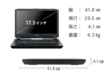 マウスコンピューター DAIV-7N 画像2