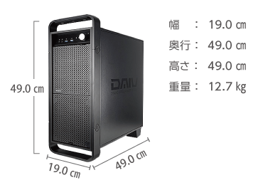 マウスコンピューター DAIV-DGX750H1-SH5(メモリ64GB) 画像2