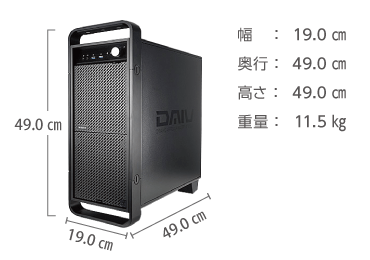 マウスコンピューター DAIV-DGX755U4-M2S5 画像2