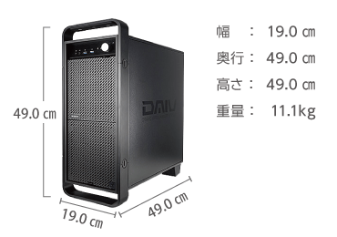 マウスコンピューターDAIV-DGX760H2-M2S5（i9/メモリ64GB/RTX2080) 画像2