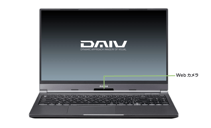 マウスコンピューター DAIV-5N（第2世代・2021モデル ）(キーボード)