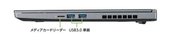 マウスコンピューター DAIV-5N（第2世代・2021モデル ）(右側)