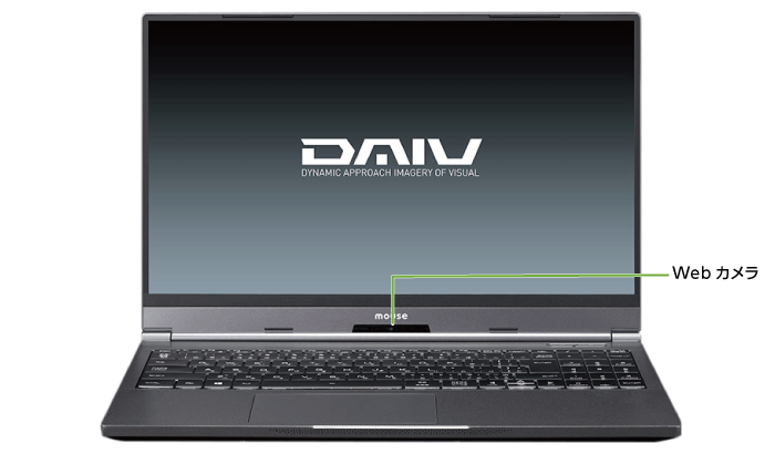 マウスコンピューター DAIV-5N（第2世代）(前面)