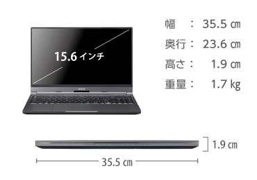 マウスコンピューター DAIV-5N（第2世代） 画像2