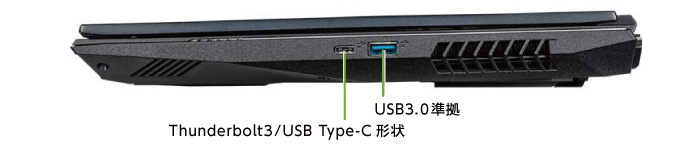 マウスコンピューター DAIV-5N-OLED（有機EL）(右側)