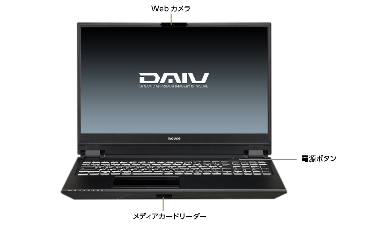 マウスコンピューター DAIV-NG5810U1-M2SS(キーボード)