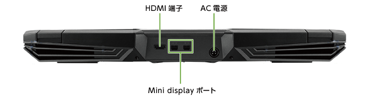 マウスコンピューター DAIV-NG7610E1-S5【マンスリーレンタル】 (左側)