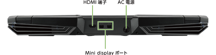 マウスコンピューター DAIV-NG7630S1-M2S5(背面)