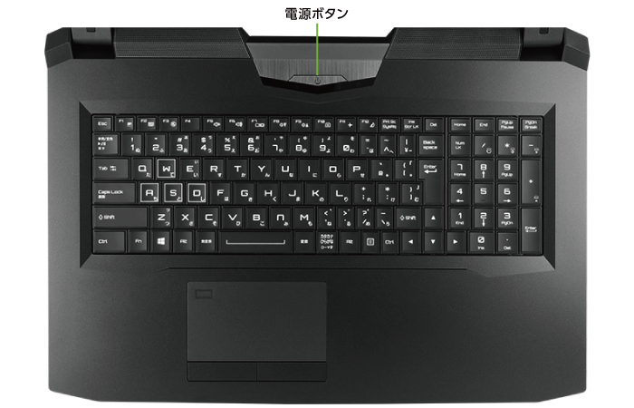 マウスコンピューター DAIV-NG7630S1-M2S5(キーボード)