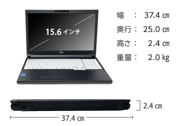 富士通 LIFEBOOK A5512/K（FullHD） 画像2