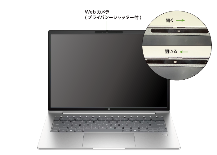 HP ProBook 445 G11（Ryzen5/メモリ16GB）SSDモデル（WUXGA）(背面)