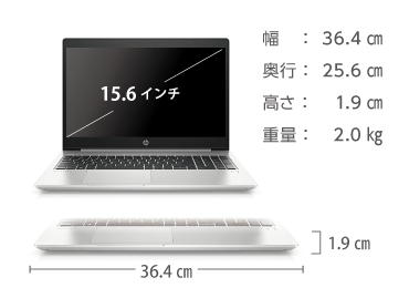 HP ProBook 450G6(メモリ16GB/256GB SSDモデル) 画像2