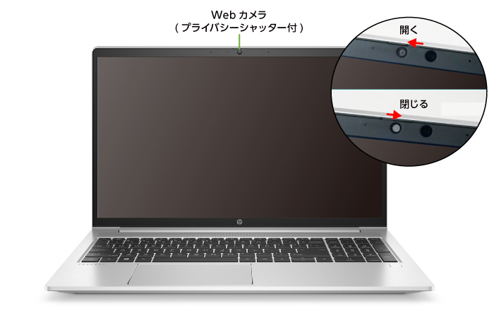 HP ProBook 450 G8(前面)