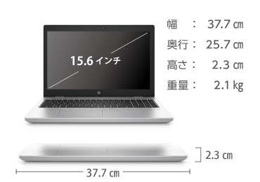 HP ProBook 650 G5（i5/メモリ32GB）SSDモデル（FullHD） 画像2