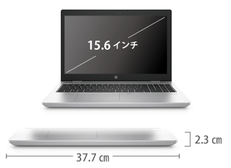 HP ProBook 650 G5 (メモリ16GB）SSDモデル（FullHD） サイズ