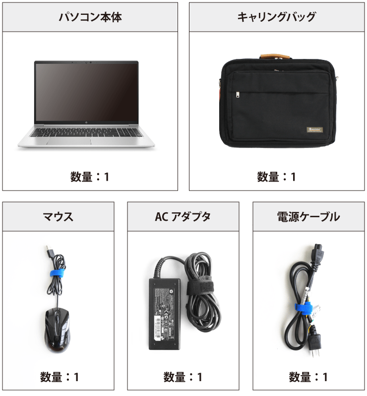 HP ProBook 650 G8 付属品の一覧