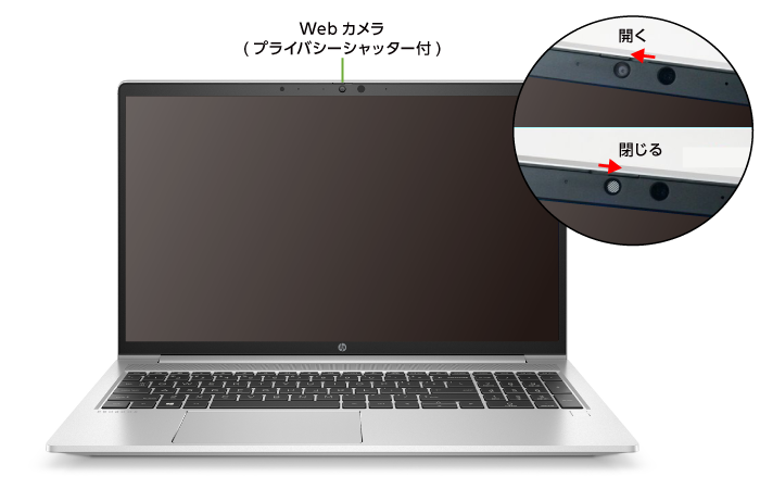 HP ProBook 650 G8(前面)