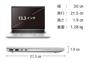 HP EliteBook 830 G10（FullHD） 画像2
