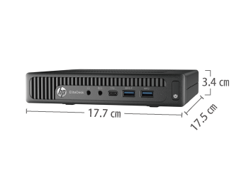 HP EliteDesk 800 G2DM キーボード・マウスセット サイズ