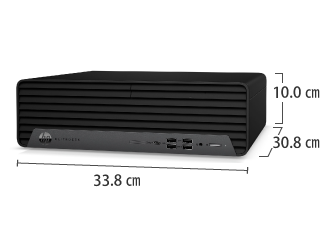 HP EliteDesk 800 G8 (i9/32GB/SSDモデル) サイズ