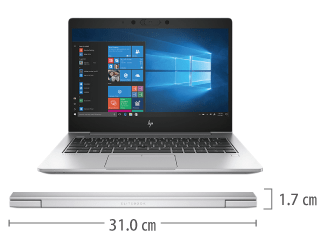 HP EliteBook 830 G6 SIMフリー（FullHD） サイズ