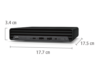 HP Pro Mini 400G9（i5/SSDモデル） サイズ