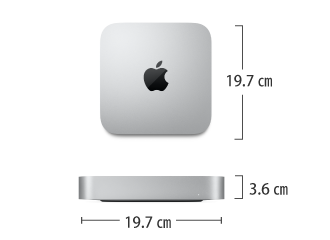Mac mini Z12N サイズ