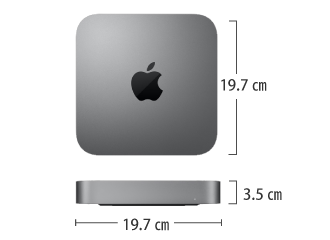 Mac mini Z16K サイズ
