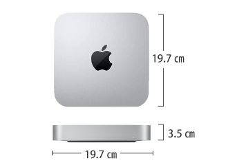 Mac mini Z16K サイズ