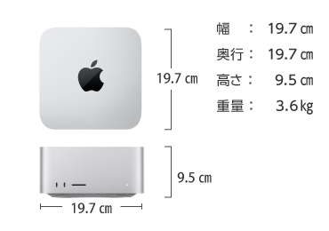 Mac Studio MJMW3J/A 画像2