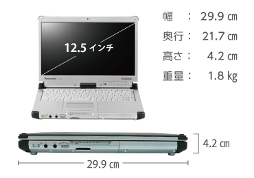 Panasonic タフブック CF-C2 画像2