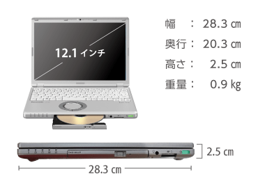 レッツノート CF-SZ6★i5★256G★Win11★Office2021