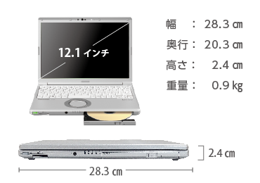 Panasonic レッツノート CF-SV7HD4VS (メモリ8GB/SSD 256Bモデル) 画像2