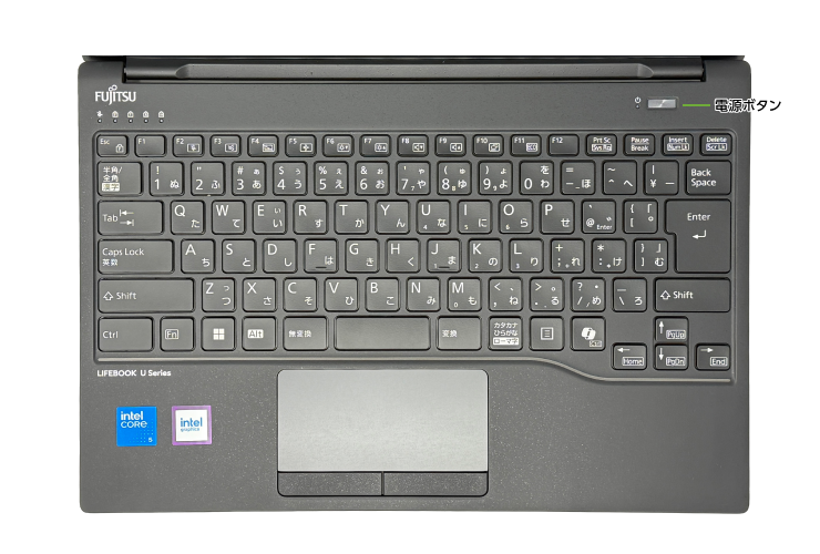 富士通 LIFEBOOK U9413/RX SIMフリー（FullHD）(キーボード)