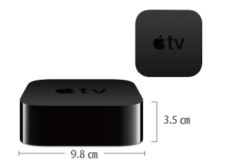 AppleTV 4K 32GB MQD22J/A サイズ