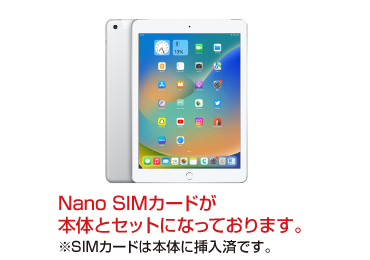 Apple iPad 第5世代（SIMカードセット・標準10GB/月）｜ e-TAMAYA