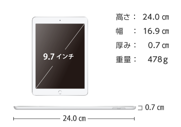 Apple iPad 第6世代 9.7インチ 32GB（SIMカードセット・標準10GB/月） 画像2