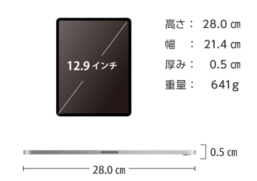 Apple iPad Pro 第4世代 12.9インチ 256GB （SIMカードセット・標準10GB/月） 画像2