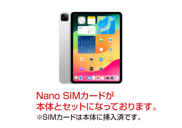 Apple iPad Pro 第4世代 11インチ 256GB（SIMカードセット・標準10GB/月） 画像0