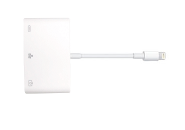 Lightning-HUB 3in1(USB-A/LAN/Lightning）アダプタ 画像0