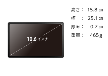 Lenovo Tab M10 Plus (3rd Gen) SIMフリーモデル 画像2