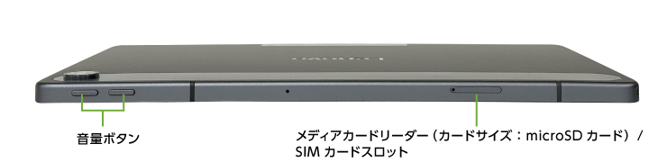 Lenovo Tab K10（2nd Gen）（SIMフリー）(上部)